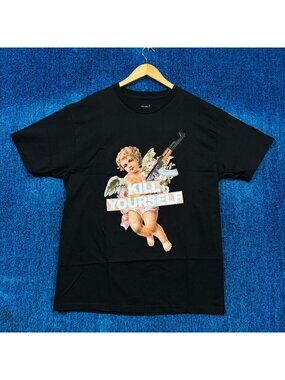 G59 Records x The Suicideboys Kill Yourself Cherub Rap Tee L